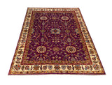24891-Chobi Ziegler Hand-knotted/Handmade Afghan Rug/Carpet Traditional Authentic / Size: 6'8" x 5'3"
