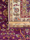 24891-Chobi Ziegler Hand-knotted/Handmade Afghan Rug/Carpet Traditional Authentic / Size: 6'8" x 5'3"/203cm x 160cm