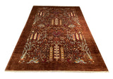 24912-Chobi Ziegler Hand-knotted/Handmade Afghan Rug/Carpet Traditional Authentic / Size: 8'11" x 6'0"