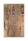 24928-Chobi Ziegler Hand-knotted/Handmade Afghan Rug/Carpet Traditional Authentic / Size: 9'9" x 6'10"