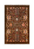 24919-Chobi Ziegler Hand-knotted/Handmade Afghan Rug/Carpet Traditional Authentic / Size: 10'1" x 6'8"