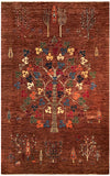 24917-Chobi Ziegler Hand-knotted/Handmade Afghan Rug/Carpet Traditional Authentic / Size: 10'0" x 7'1"