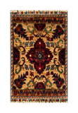 24936-Chobi Ziegler Hand-knotted/Handmade Afghan Rug/Carpet Traditional Authentic / Size: 2'0" x 1'5"
