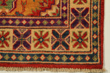 22660 - Kazak Hand-Knotted/Handmade Afghan Tribal/Nomadic Authentic/Size: 10'11" x 2'7"