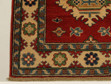 22661 - Kazak Hand-Knotted/Handmade Afghan Tribal/Nomadic Authentic/Size: 9'8" x 2'8"