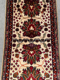 24956-Chobi Ziegler Hand-knotted/Handmade Afghan Rug/Carpet Traditional Authentic / Size: 3'3" x 1'7"