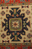 23190 - Kazak Hand-Knotted/Handmade Afghan Tribal/Nomadic Authentic/Size: 5'11" x 3'10"