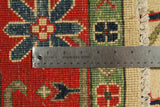 23190 - Kazak Hand-Knotted/Handmade Afghan Tribal/Nomadic Authentic/Size: 5'11" x 3'10"