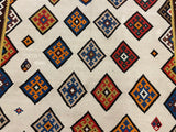 14649- Kelim Antique (1910-1920) Hand-Woven/Flat-Weaved/Persian Kelim/Carpet Modren/Nomadic Authentic/Size: 8'5" x 5'3"