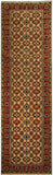 22653 - Kazak Hand-Knotted/Handmade Afghan Tribal/Nomadic Authentic/Size 9'8" x 2'8"