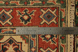 22653 - Kazak Hand-Knotted/Handmade Afghan Tribal/Nomadic Authentic/Size 9'8" x 2'8"