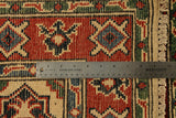 22653 - Kazak Hand-Knotted/Handmade Afghan Tribal/Nomadic Authentic/Size 9'8" x 2'8"