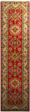 22656 - Kazak Hand-Knotted/Handmade Afghan Tribal/Nomadic Authentic/Size: 10'1" x 2'7"