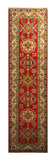 22656 - Kazak Hand-Knotted/Handmade Afghan Tribal/Nomadic Authentic/Size: 10'1" x 2'7"