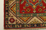 22656 - Kazak Hand-Knotted/Handmade Afghan Tribal/Nomadic Authentic/Size: 10'1" x 2'7"