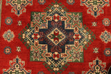 22744 - Kazak Afghan Hand-knotted Contemporary/Nomadic/Tribal Carpet/Rug/Size: 6'6" x 4'11"