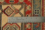 22746 - Kazak Afghan Hand-knotted Contemporary/Nomadic/Tribal Carpet/Rug/Size: 6'6" x 5'1"
