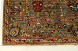 22611 - Chobi Ziegler Hand-Knotted/Handmade Afghan Rug/Carpet Modern Authentic/Size: 6'4' x 5'1"