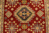 22697 - Kazak Hand-Knotted/Handmade Afghan Tribal/Nomadic Authentic/Size: 6'1" x 3'10"