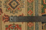 22670 - Kazak Hand-Knotted/Handmade Afghan Tribal/Nomadic Authentic/Size: 6'4" x 4'3"