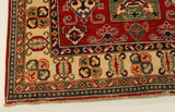 22685 - Kazak Hand-Knotted/Handmade Afghan Tribal/Nomadic Authentic/Size: 6'0" x 4'0"