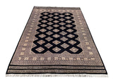 25196- Jaldar Hand-knotted/Handmade Pakistani Rug/Carpet Traditional Authentic/Size: 8'2" x 5'7"