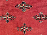 25237-Royal Bokhara Hand-Knotted/Handmade Pakistani Rug/Carpet Tribal/Nomadic Authentic/ Size: 6'9" x 4'8"