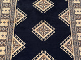 25192- Jaldar Hand-knotted/Handmade Pakistani Rug/Carpet Traditional Authentic/Size: 5'4" x 3'2"
