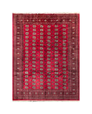 25286-Bokhara Hand-Knotted/Handmade Pakistani Rug/Carpet Tribal/Nomadic Authentic/ Size: 11'0" x 8'3"