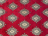 25194- Jaldar Hand-knotted/Handmade Pakistani Rug/Carpet Traditional Authentic/Size: 8'7" x 5'1"