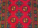 25325- Khal Mohammad Afghan Hand-Knotted Authentic/Traditional/Carpet/Rug/ Size: 9'6" x 2'7"