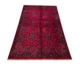 25311- Khal Mohammad Afghan Hand-Knotted Authentic/Traditional/Carpet/Rug/ Size: 6'7" x 4'0"