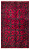 25311- Khal Mohammad Afghan Hand-Knotted Authentic/Traditional/Carpet/Rug/ Size: 6'7" x 4'0"