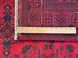 25313- Khal Mohammad Afghan Hand-Knotted Authentic/Traditional/Carpet/Rug/ Size: 6'5" x 4'2"