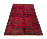 25310- Khal Mohammad Afghan Hand-Knotted Authentic/Traditional/Carpet/Rug/ Size: 6'4" x 4'3"