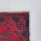 25310- Khal Mohammad Afghan Hand-Knotted Authentic/Traditional/Carpet/Rug/ Size: 6'4" x 4'3"