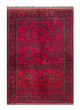 25307- Khal Mohammad Afghan Hand-Knotted Authentic/Traditional/Carpet/Rug/ Size: 6'5" x 4'3"