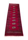 25030-Fine Bokhara Hand-Knotted/Handmade Pakistani Rug/Carpet Tribal/Nomadic Authentic/ Size/: 6'1" x 2'0"