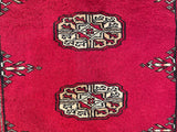 25030-Fine Bokhara Hand-Knotted/Handmade Pakistani Rug/Carpet Tribal/Nomadic Authentic/ Size/: 6'1" x 2'0"