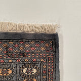 25040-Bokhara Hand-Knotted/Handmade Pakistani Rug/Carpet Tribal/Nomadic Authentic/ Size: 6'4" x 4'1"/193cm x 125cm