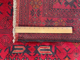 25306- Khal Mohammad Afghan Hand-Knotted Authentic/Traditional/Carpet/Rug/ Size: 6'6" x 4'3"