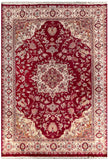 25185- Jaldar Hand-knotted/Handmade Pakistani Rug/Carpet Traditional Authentic/Size: 7'11" x 5'5"