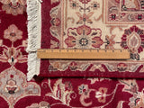 25185- Jaldar Hand-knotted/Handmade Pakistani Rug/Carpet Traditional Authentic/Size: 7'11" x 5'5"