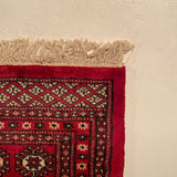 25299-Bokhara Hand-Knotted/Handmade Pakistani Rug/Carpet Tribal/Nomadic Authentic/ Size: 8'4" x 8'2"