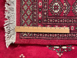 25299-Bokhara Hand-Knotted/Handmade Pakistani Rug/Carpet Tribal/Nomadic Authentic/ Size: 8'4" x 8'2"