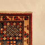 25362- Chobi Ziegler Afghan Hand-Knotted Contemporary/Modern Runner/Size: 9'10" x 8'5"