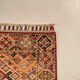 25003- Chobi Ziegler Afghan Hand-Knotted Contemporary/Traditional/Size: 9'9" x 6'8"