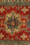 22621 - Kazak Hand-Knotted/Handmade Afghan Tribal/Nomadic Authentic/Size: 4'9" x 3'3"