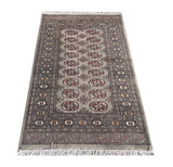 25303-Bokhara Hand-Knotted/Handmade Pakistani Rug/Carpet Tribal/Nomadic Authentic/ Size: 5'1" x 3'1"