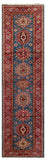 24994-Royal Kazak Hand-Knotted/Handmade Afghan Rug/Carpet Tribal/Nomadic Authentic/ Size: 10'2” x 2’8”/310cm x 81cm